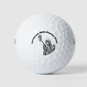 Immigrants Make America Great Golf Balls