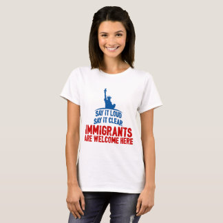 Immigrants Welcome Women’s Basic T-Shirt