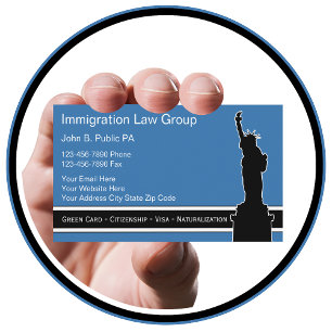 Immigration Attorney Business Cards