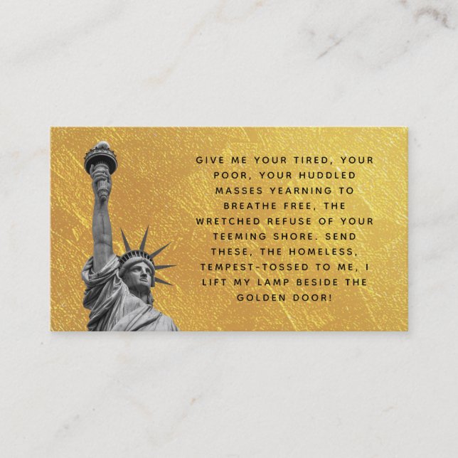 Immigration Law Firm Business Cards (Front)