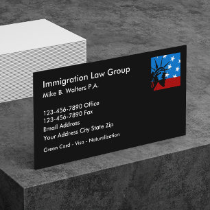 Immigration Lawyer Businesscards Business Card