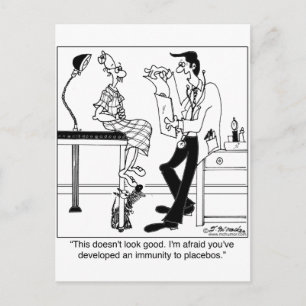 Immune to Placebos Postcard