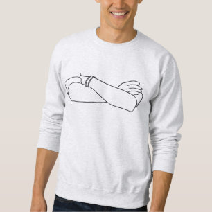 Immune To Suggestions Crossed Arms Attitude Sweatshirt