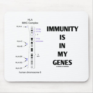 Immunity Is In My Genes (Immunology Chromosome 6) Mouse Mat