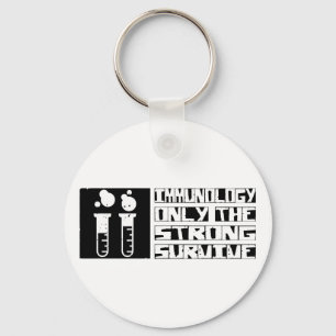 Immunology Survive Key Ring