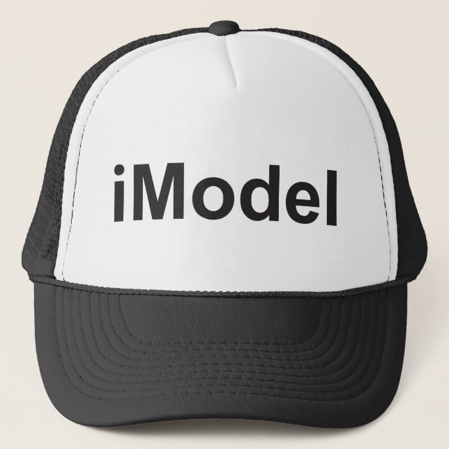 iModel not iPhone or iPad fun witty humorous Cap (Front)