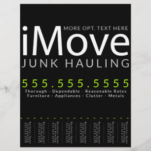 iMove. Moving Hauling Business Advertising Flyer