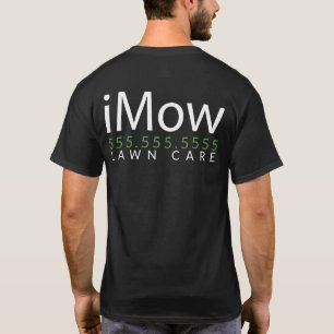 iMow. Lawn care. Landscaping Promotional Merch T-Shirt