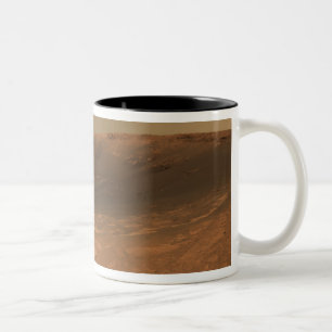 Impact crater Endurance on the surface of Mars Two-Tone Coffee Mug