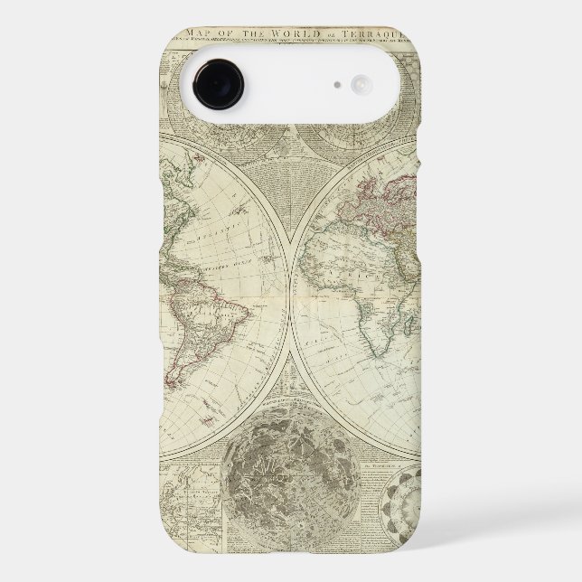 Impaired World Map 25 Case-Mate iPhone Case (Back)