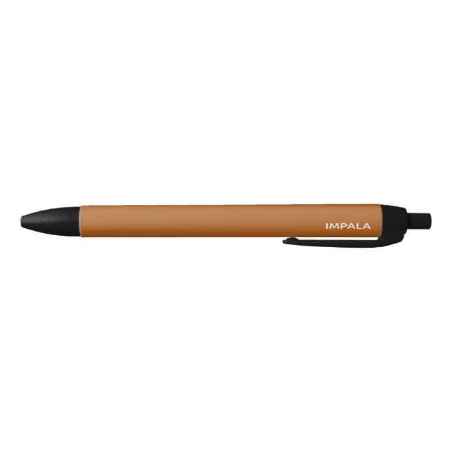 Impala brown color name black ink pen (Bottom)