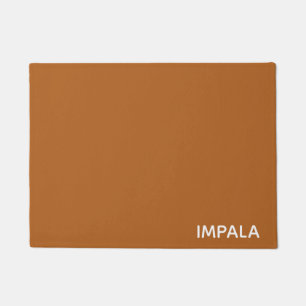 Impala brown color name doormat