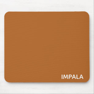 Impala brown color name mouse mat