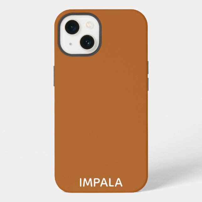 Impala brown colour name Case-Mate iPhone case (Back)