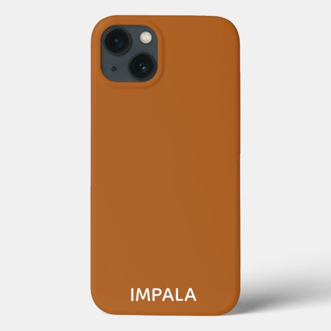 Impala brown colour name Case-Mate iPhone case (Back)