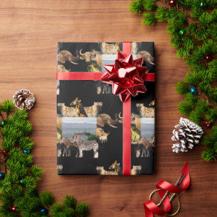 Impala Hill wildlife frame Wrapping Paper