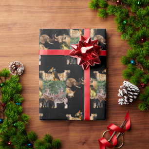 Impala Mirror wildlife frame Wrapping Paper