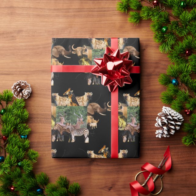 Impala Mirror wildlife frame Wrapping Paper (Holiday Gift)