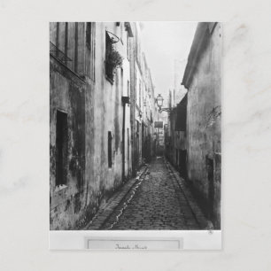 Impasse Briard, from cite Coquenard, Paris Postcard