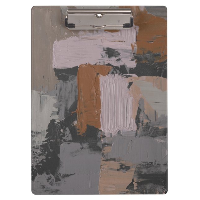 Impasto Abstract I Clipboard (Front)
