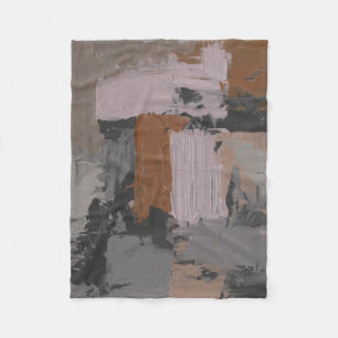 Impasto Abstract I Fleece Blanket