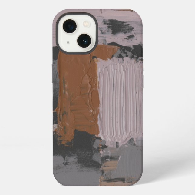Impasto Abstract I iPhone Case (Back)