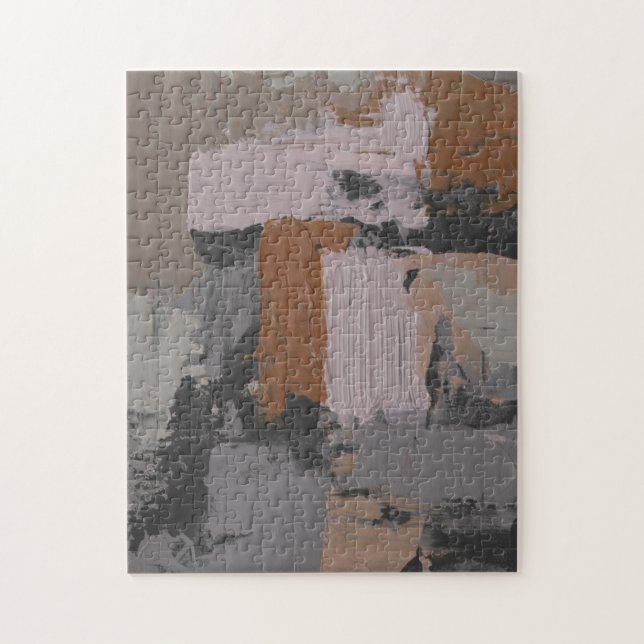 Impasto Abstract I Jigsaw Puzzle (Vertical)