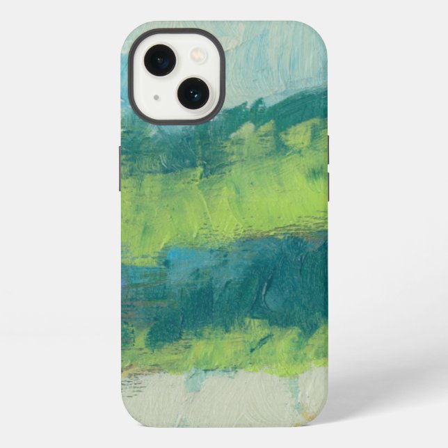 Impasto Field II iPhone Case (Back)