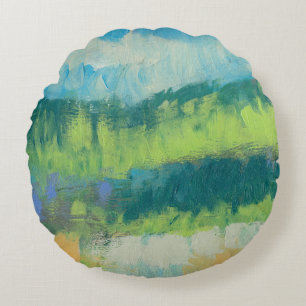 Impasto Field II Round Cushion