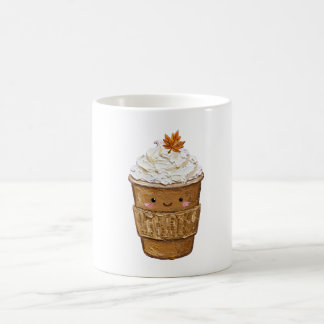 Impasto Kawaii Pumpkin Latte Fall Coffee Mug