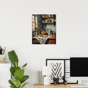 Impasto Kitchen Corner Poster
