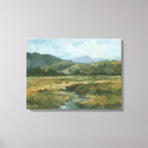 Impasto Landscape III Canvas Print