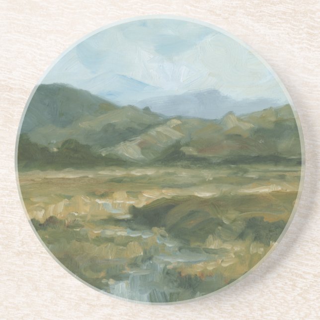 Impasto Landscape III Coaster (Front)