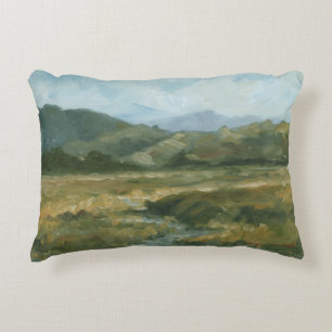 Impasto Landscape III Decorative Cushion
