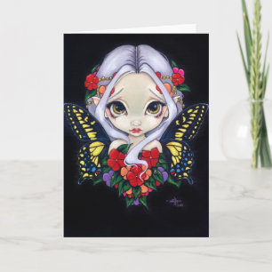"Impatiens Fairy" Greeting Card