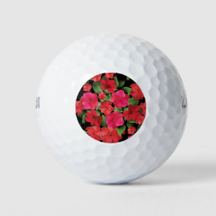 Impatiens Flowers Golf Balls