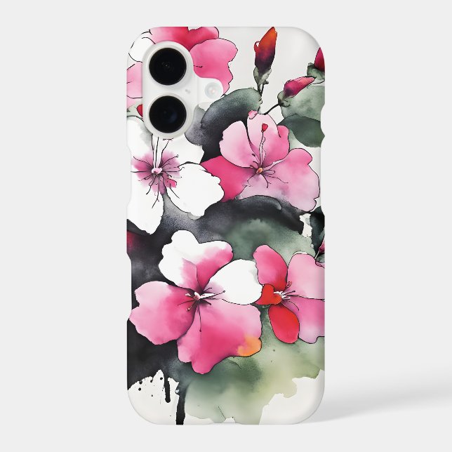 Impatiens - Watercolor flowers (Back)