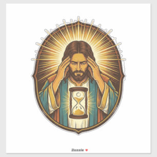 Impatient Jesus Loading Hourglass Slow Internet Te