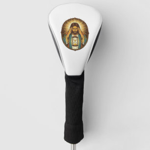 Impatient Jesus Loading Hourglass Slow Internet Te Golf Head Cover