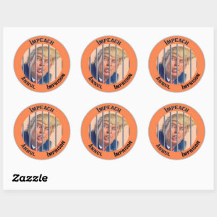 Impeach, Annul, Imprison Classic Round Sticker