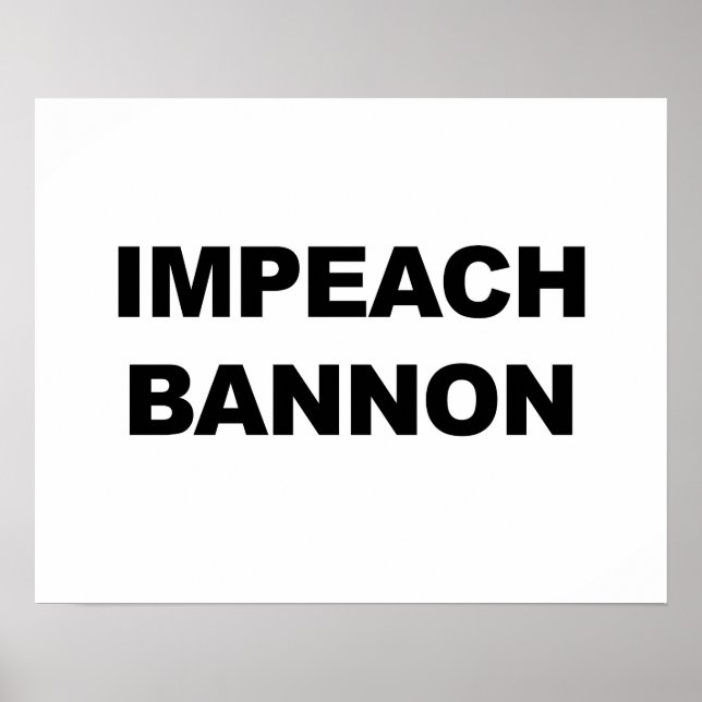 IMPEACH BANNON POSTER (Front)