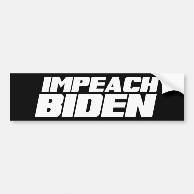 Impeach Biden Bumper Sticker (Front)