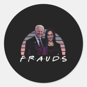 Impeach Biden Harris Now Anti Joe Biden Classic Round Sticker