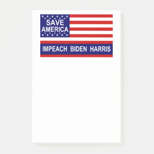 Impeach Biden Harris Post-it Notes