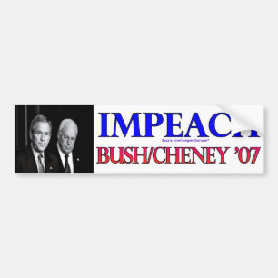 Impeach Bush/Cheney Bumper Sticker