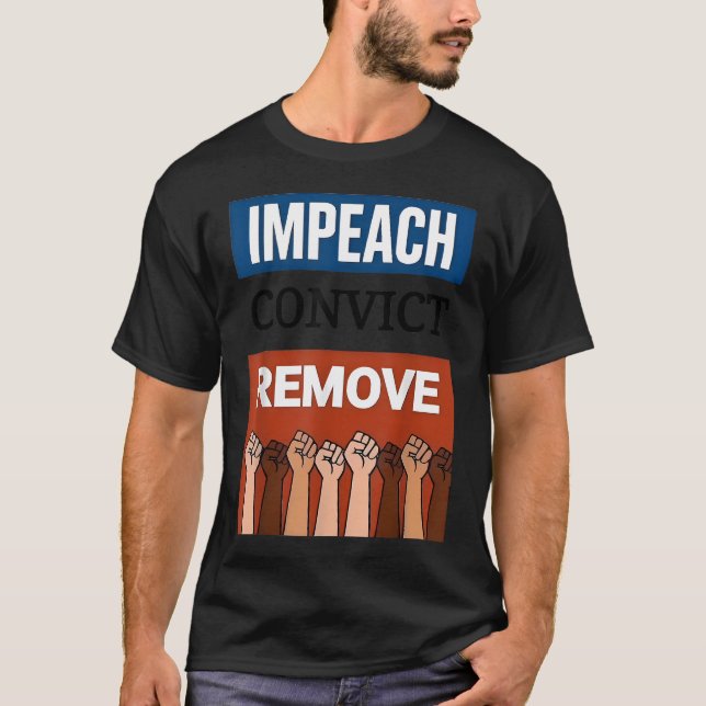 Impeach Convict T-Shirt (Front)
