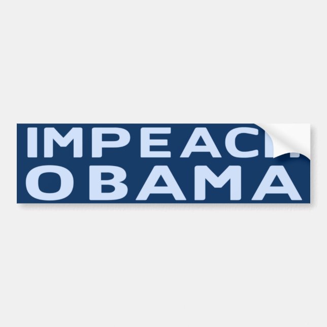Impeach Obama Bumper Sticker (Front)