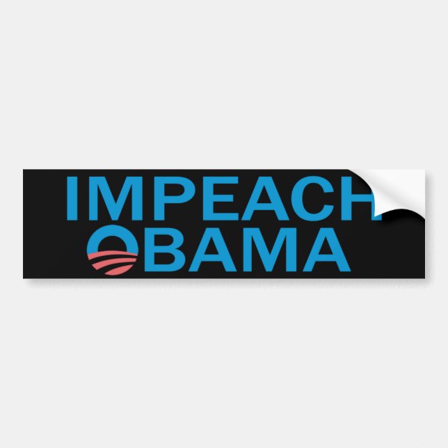 Impeach Obama Bumper Sticker (Front)