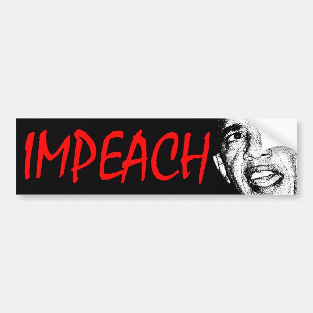 Impeach Obama Bumper Sticker (Front)