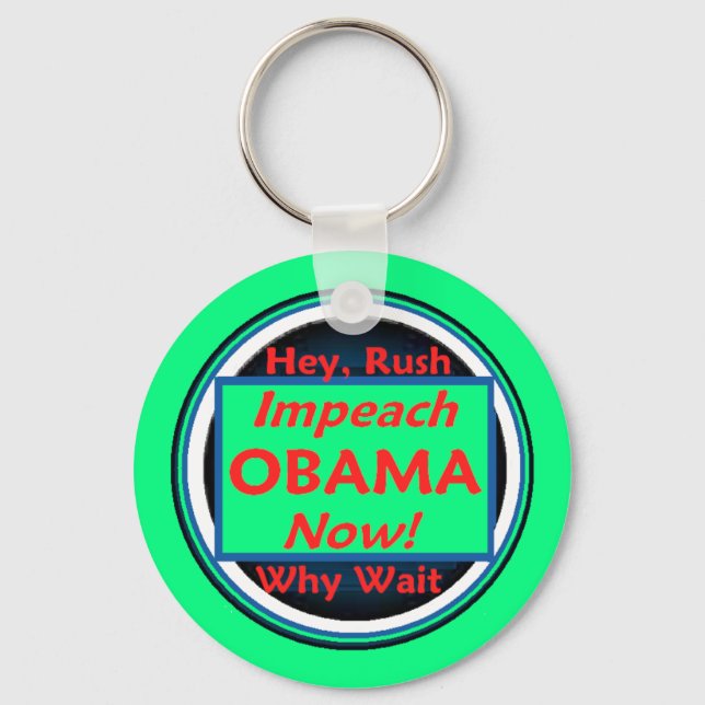 IMPEACH OBAMA Keychain (Front)
